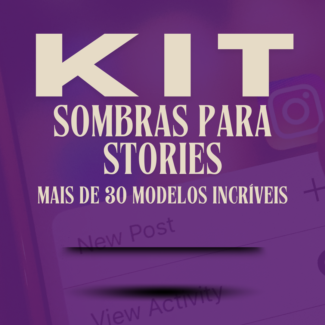 Kit Sombras para Stories Instagram